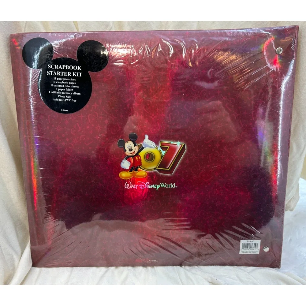 Walt Disney World 2007 Scrapbook Starter Kit Mickey Minnie Sealed New